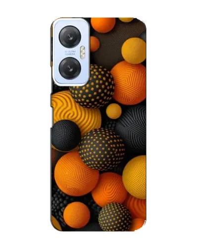 Чохол для Infinix Hot 20 (5G) з картинкою «Об'ємні помаранчеві сфери»