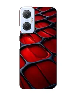 Чохол для Infinix Hot 20 (5G) з картинкою «Червона глянцева сітка»