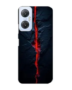 Чохол для Infinix Hot 20 (5G) з картинкою «Червона лавова тріщина»