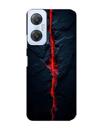 Чохол для Infinix Hot 20 (5G) з картинкою «Червона лавова тріщина»