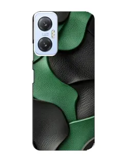 Чохол для Infinix Hot 20 (5G) з картинкою «Зелені шкіряні хвилі»