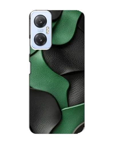 Чохол для Infinix Hot 20 (5G) з картинкою «Зелені шкіряні хвилі»
