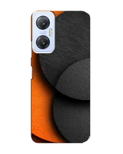 Чохол для Infinix Hot 20 (5G) з картинкою «Геометрія помаранчевих кіл»
