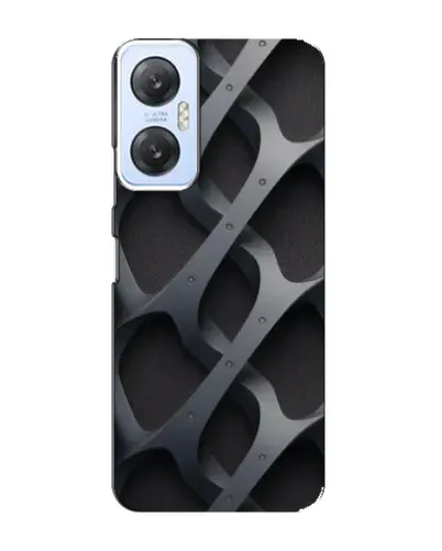 Чохол для Infinix Hot 20 (5G) з картинкою «Об'ємне сіре плетіння»