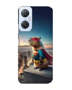 Чехол для Infinix Hot 20 (5G) с картинкой «Капи-мен супергерой»