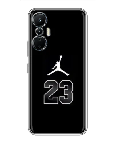 Чехол для Infinix Hot 20 (4G) с картинкой «Jordan Flight 23»