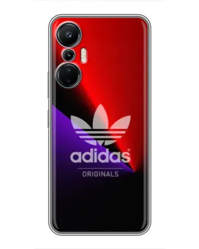 Чехол для Infinix Hot 20 (4G) с картинкой «Adidas Red Neon»