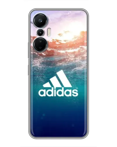 Чехол для Infinix Hot 20 (4G) с картинкой «Океанская глубина адидас»