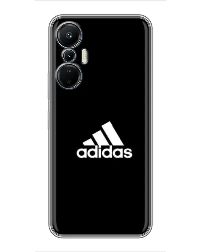Чехол для Infinix Hot 20 (4G) с картинкой «Черная классика Adidas»