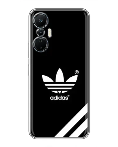 Чехол для Infinix Hot 20 (4G) с картинкой «Adidas с диагональными полосами»