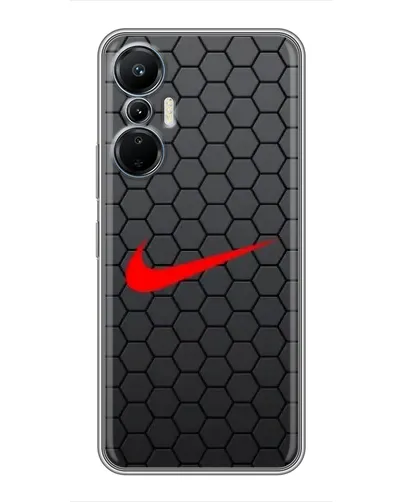 Чехол для Infinix Hot 20 (4G) с картинкой «Nike — карбоновая сетка» Чехол для Infinix Hot 20 (4G) с картинкой «Nike — карбоновая сетка»