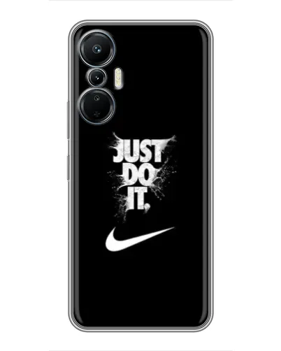 Чехол для Infinix Hot 20 (4G) с картинкой «Текстовый принт Nike» Чехол для Infinix Hot 20 (4G) с картинкой «Текстовый принт Nike»