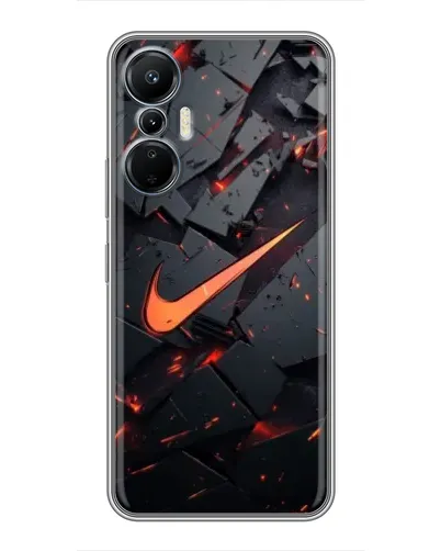 Чехол для Infinix Hot 20 (4G) с картинкой «Nike — эффект разломов» Чехол для Infinix Hot 20 (4G) с картинкой «Nike — эффект разломов»