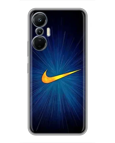 Чехол для Infinix Hot 20 (4G) с картинкой «Синий пульс Nike» Чехол для Infinix Hot 20 (4G) с картинкой «Синий пульс Nike»
