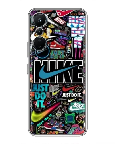 Чехол для Infinix Hot 20 (4G) с картинкой «Яркий коллаж Nike» Чехол для Infinix Hot 20 (4G) с картинкой «Яркий коллаж Nike»