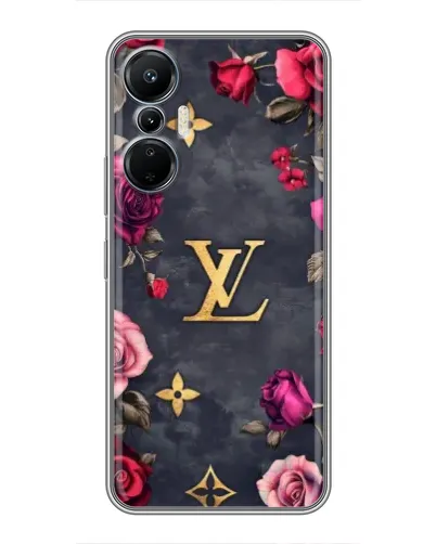 Чохол для Infinix Hot 20 (4G) з картинкою «Квітковий Louis Vuitton»