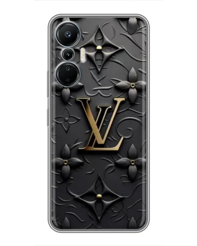 Чохол для Infinix Hot 20 (4G) з картинкою «Шкіряна текстура LV»