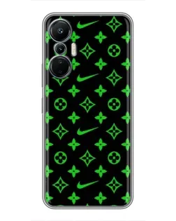 Чохол для Infinix Hot 20 (4G) з картинкою «Неоновий принт LV»