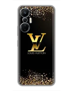 Чохол для Infinix Hot 20 (4G) з картинкою «LV — золоті іскри»