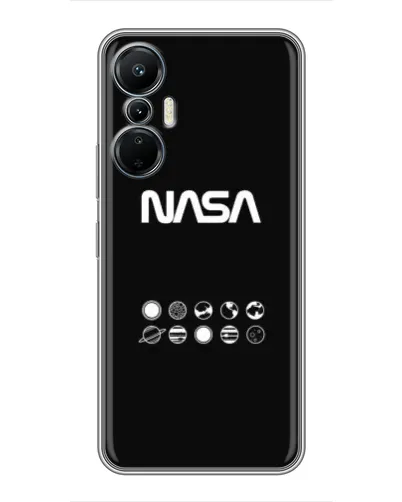 Чехол для Infinix Hot 20 (4G) с картинкой «NASA — технический принт» Чехол для Infinix Hot 20 (4G) с картинкой «NASA — технический принт»