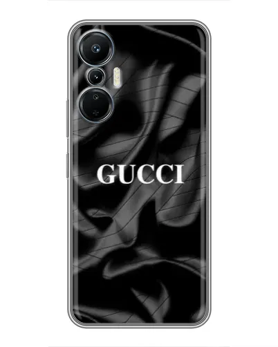 Чехол для Infinix Hot 20 (4G) с картинкой «Gucci — шелковые волны» Чехол для Infinix Hot 20 (4G) с картинкой «Gucci — шелковые волны»