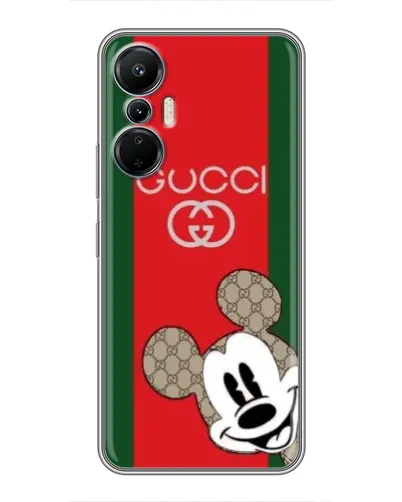 Чехол для Infinix Hot 20 (4G) с картинкой «Gucci — полосы и Микки» Чехол для Infinix Hot 20 (4G) с картинкой «Gucci — полосы и Микки»
