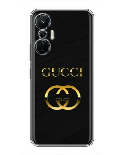 Чехол для Infinix Hot 20 (4G) с картинкой «Золотой логотип Gucci» Чехол для Infinix Hot 20 (4G) с картинкой «Золотой логотип Gucci»