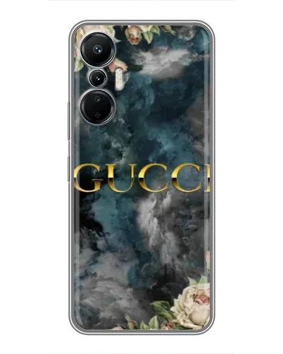 Чехол для Infinix Hot 20 (4G) с картинкой «Абстрактные цветы Gucci» Чехол для Infinix Hot 20 (4G) с картинкой «Абстрактные цветы Gucci»