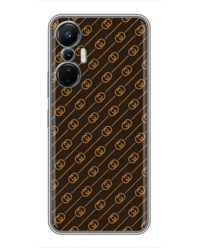 Чехол для Infinix Hot 20 (4G) с картинкой «Gucci — золотые диагонали» Чехол для Infinix Hot 20 (4G) с картинкой «Gucci — золотые диагонали»