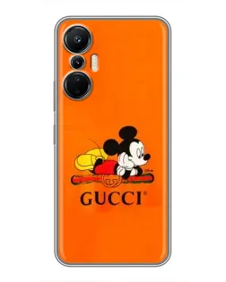 Чохол для Infinix Hot 20 (4G) з картинкою «Міккі Маус Gucci — помаранч» Чохол для Infinix Hot 20 (4G) з картинкою «Міккі Маус Gucci — помаранч»