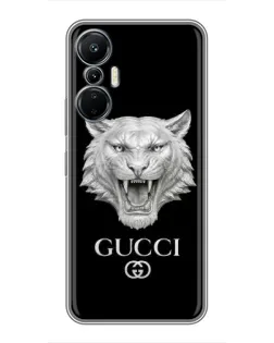 Чохол для Infinix Hot 20 (4G) з картинкою «Gucci — срібний лев» Чохол для Infinix Hot 20 (4G) з картинкою «Gucci — срібний лев»