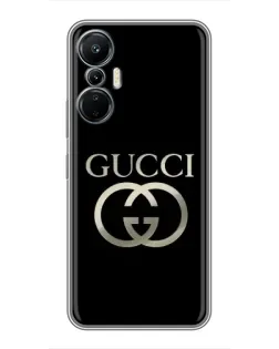 Чохол для Infinix Hot 20 (4G) з картинкою «Gucci — золото на чорному» Чохол для Infinix Hot 20 (4G) з картинкою «Gucci — золото на чорному»
