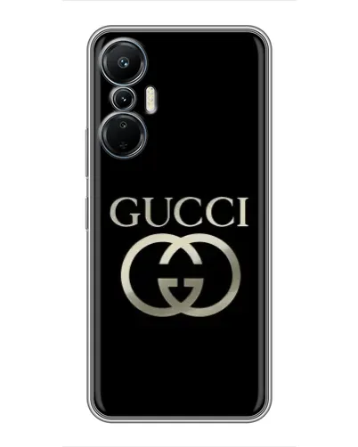 Чохол для Infinix Hot 20 (4G) з картинкою «Gucci — золото на чорному» Чохол для Infinix Hot 20 (4G) з картинкою «Gucci — золото на чорному»