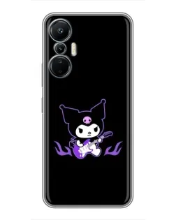 Чехол для Infinix Hot 20 (4G) с картинкой «Электрическая Kuromi»