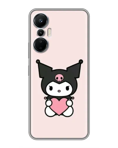 Чохол для Infinix Hot 20 (4G) з картинкою «Kuromi та серце»