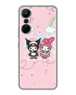 Чехол для Infinix Hot 20 (4G) с картинкой «My Melody и Kuromi»