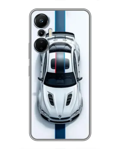 Чехол для Infinix Hot 20 (4G) с картинкой «Вид сверху — BMW M»