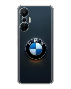 Чехол для Infinix Hot 20 (4G) с картинкой «Логотип BMW — минимализм»