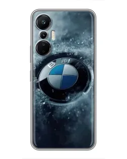 Чехол для Infinix Hot 20 (4G) с картинкой «Логотип BMW — лед»
