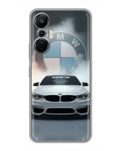 Чехол для Infinix Hot 20 (4G) с картинкой «BMW в белом дыму» Чехол для Infinix Hot 20 (4G) с картинкой «BMW в белом дыму»