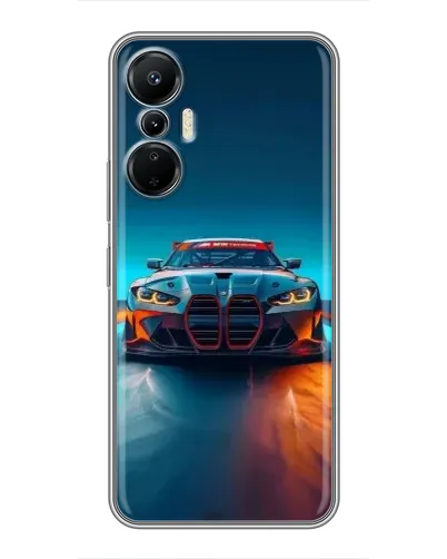 Чехол для Infinix Hot 20 (4G) с картинкой «BMW — огни неона» Чехол для Infinix Hot 20 (4G) с картинкой «BMW — огни неона»