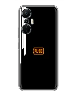 Чехол для Infinix Hot 20 (4G) с картинкой «PUBG — вертикальные линии»
