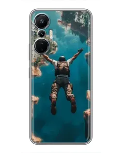 Чехол для Infinix Hot 20 (4G) с картинкой «PUBG — свободное падение»