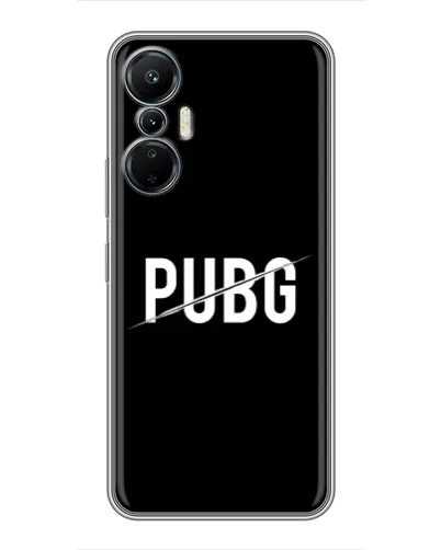Чехол для Infinix Hot 20 (4G) с картинкой «PUBG — белый логотип» Чехол для Infinix Hot 20 (4G) с картинкой «PUBG — белый логотип»