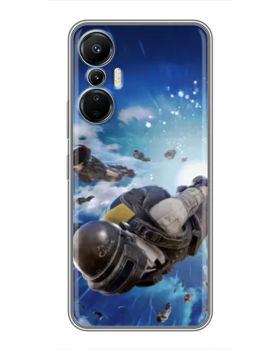 Чехол для Infinix Hot 20 (4G) с картинкой «Десант PUBG — прыжок» Чехол для Infinix Hot 20 (4G) с картинкой «Десант PUBG — прыжок»