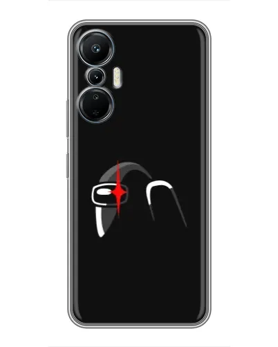 Чехол для Infinix Hot 20 (4G) с картинкой «Among Us шлем» Чехол для Infinix Hot 20 (4G) с картинкой «Among Us шлем»