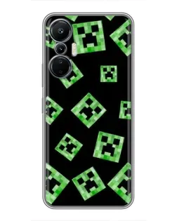Чохол для Infinix Hot 20 (4G) з картинкою «Паттерн з кріперами»