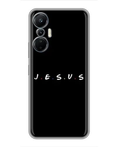 Чехол для Infinix Hot 20 (4G) с картинкой «Точки веры J.E.S.U.S.»