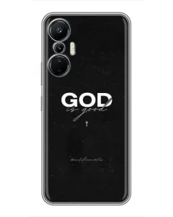 Чехол для Infinix Hot 20 (4G) с картинкой «GOD — Бог над всем»