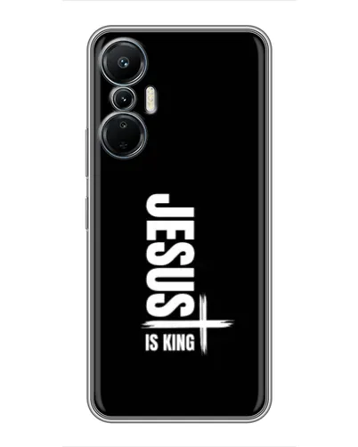 Чехол для Infinix Hot 20 (4G) с картинкой «Вертикаль веры Jesus»